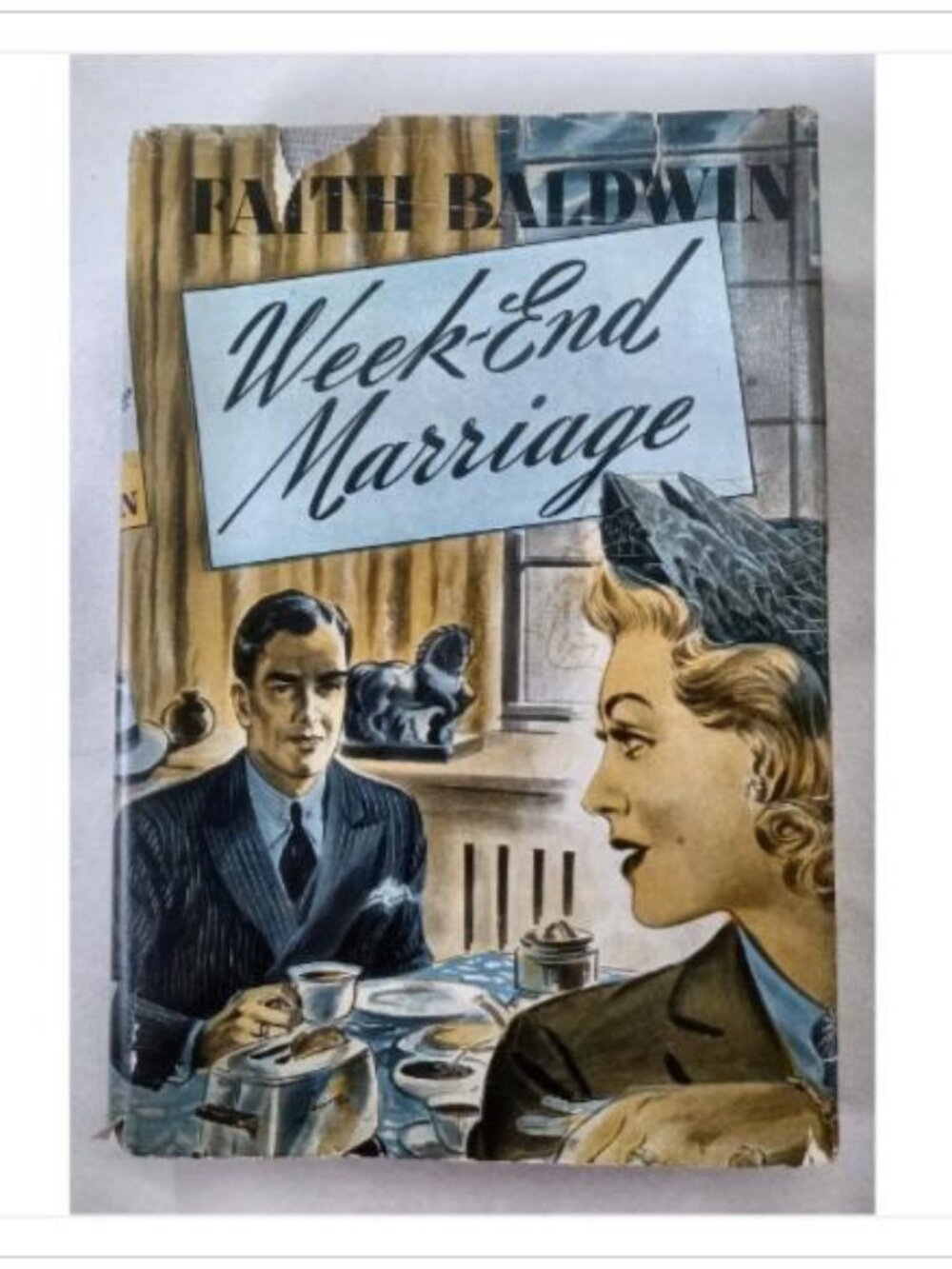 Week-End Marriage Faith Baldwin 1944 Triangle Books Edition Hardcover Vintage